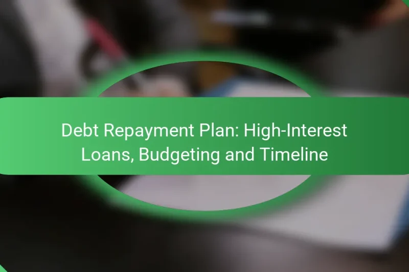 Debt Repayment Plan: High-Interest Loans, Budgeting and Timeline