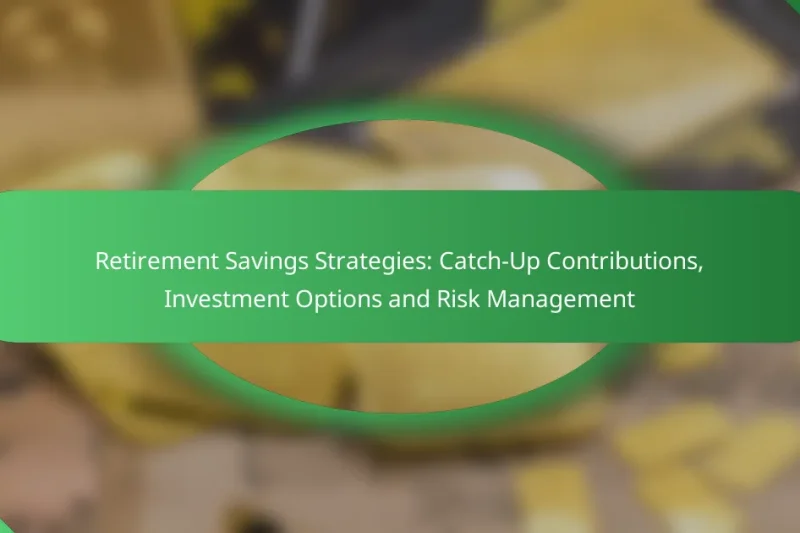 Retirement Savings Strategies: Catch-Up Contributions, Investment Options and Risk Management