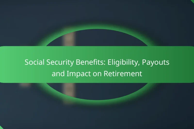 Social Security Benefits: Eligibility, Payouts and Impact on Retirement